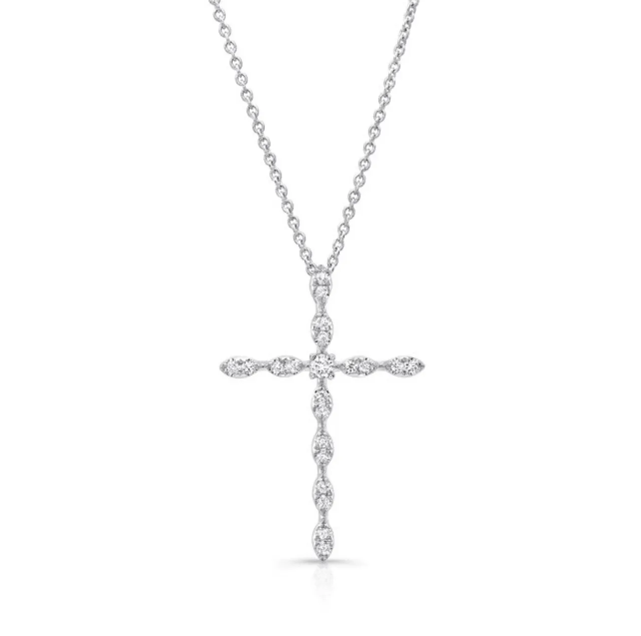 0.11ctw Diamond Cross Pendant