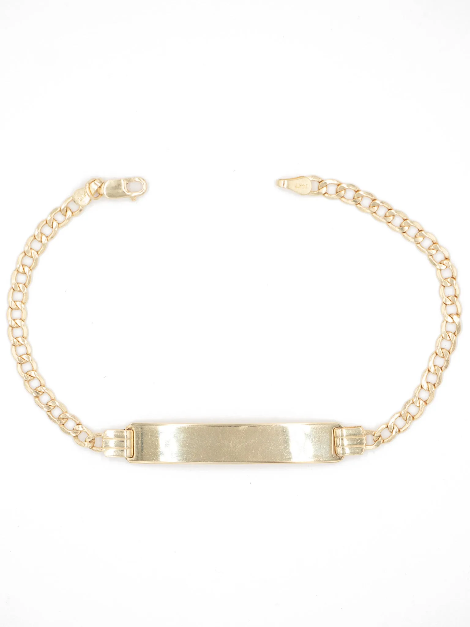 14K Gold ID Bracelet