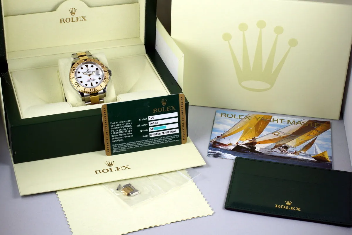 2012 Rolex Two Tone Yacht-Master 16623 with Box and Papers