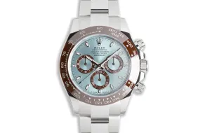 2021 Rolex Platinum Daytona 116506 with Box and Card