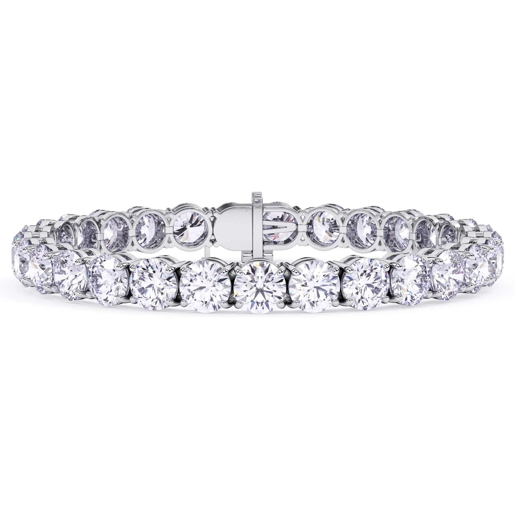 26 Carat Lab Grown Diamond Tennis Bracelet