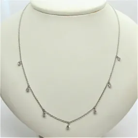 7 Dangling Diamonds Necklace