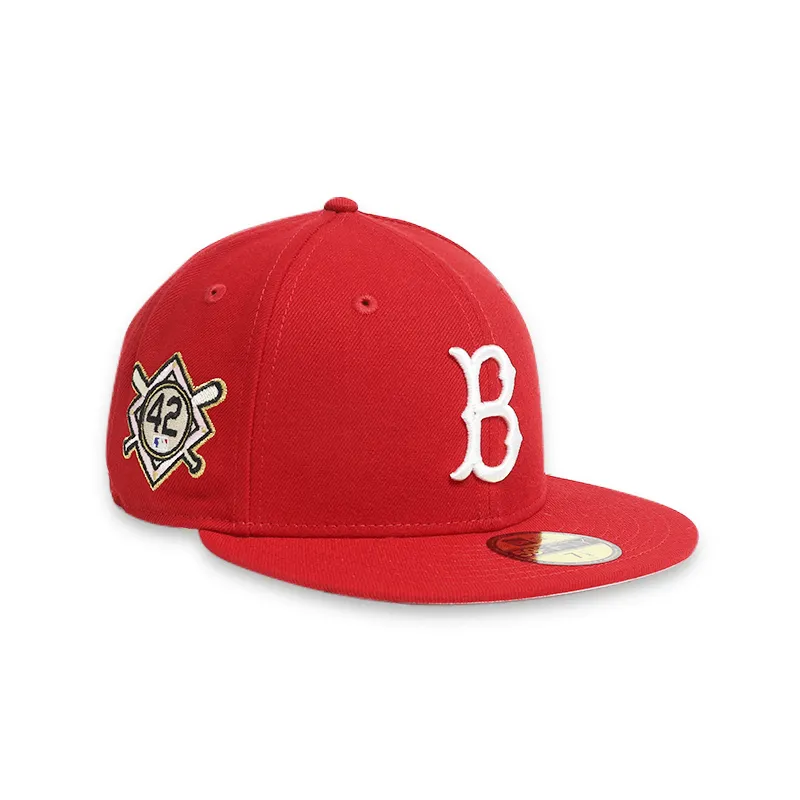 [70645214] Brooklyn Dodgers Men's Red Fitted Hats