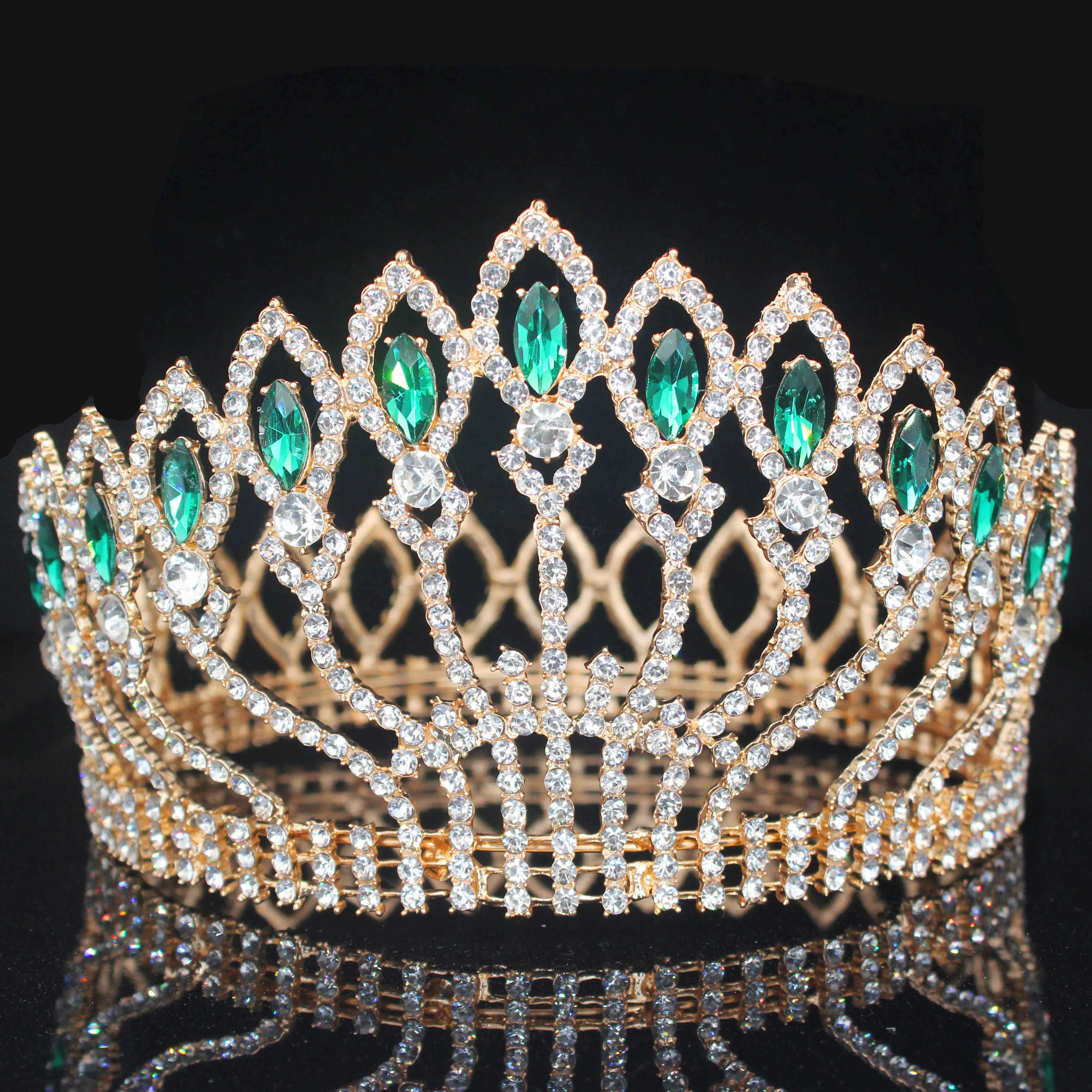 Absolutely Regal Crystal Queen Bridal Crown-Pageant or Mis Quince Tiara