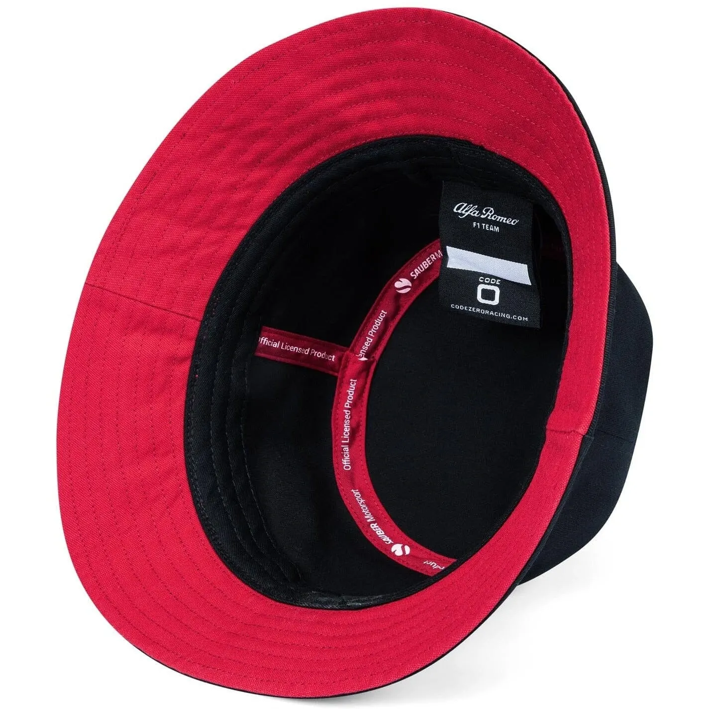 Alfa Romeo Racing F1 Team Bucket Hat- Black