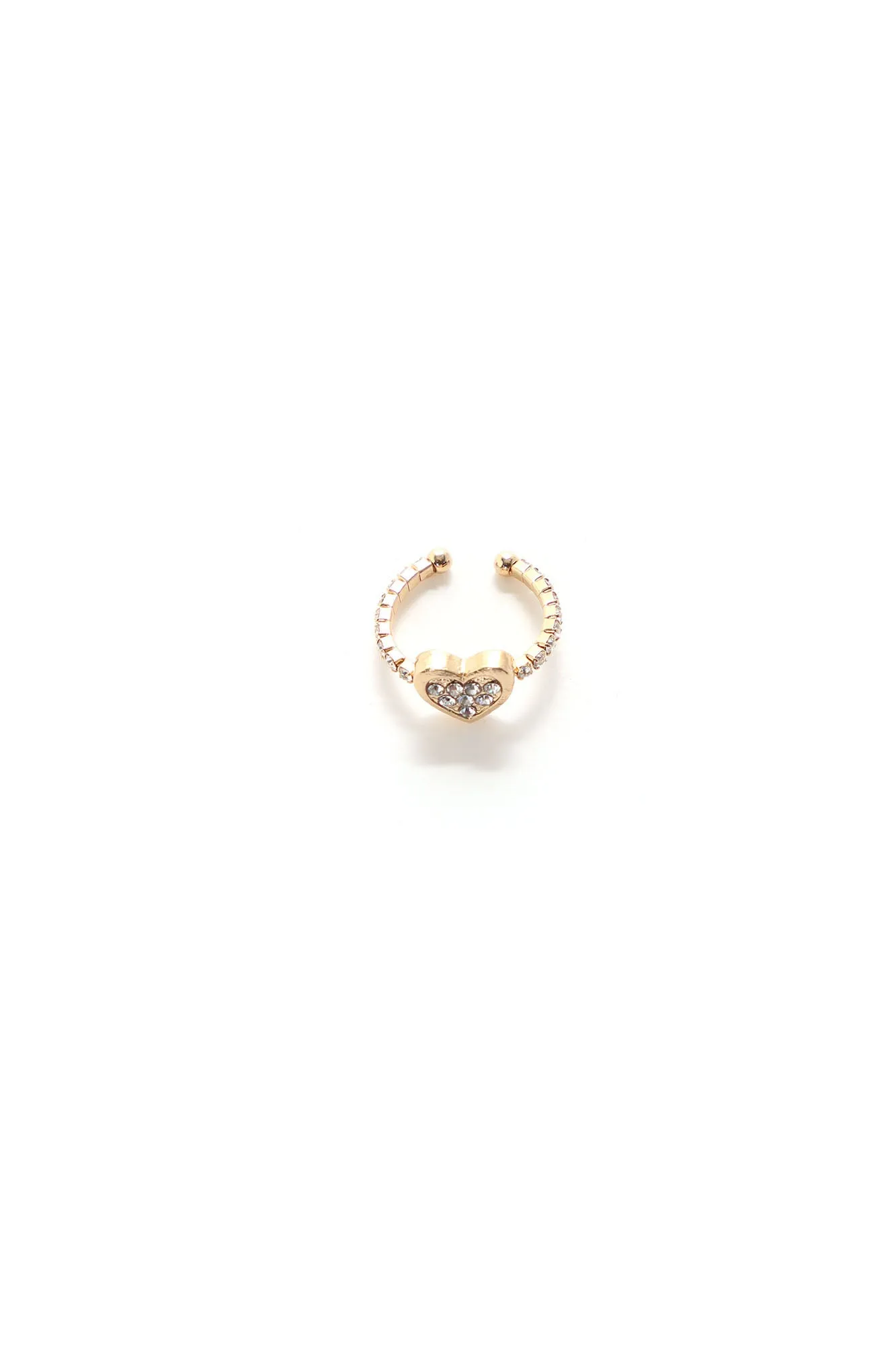 Always Stealing Hearts Toe Ring - Gold