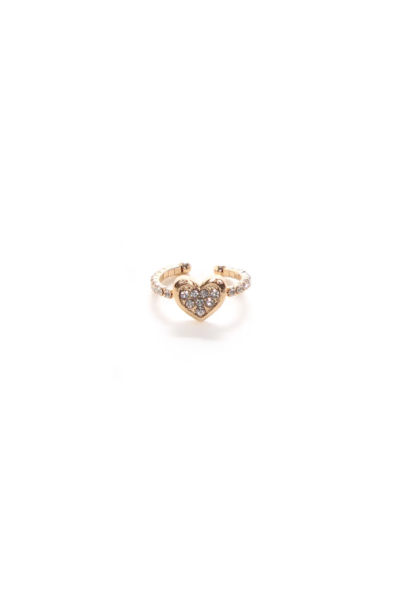 Always Stealing Hearts Toe Ring - Gold