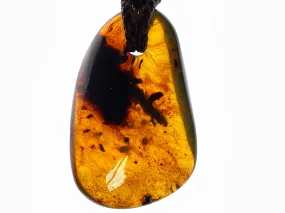 AMBER Crystal Necklace - Pendant Necklace, Handmade Jewelry, Healing Crystals and Stones, 48543