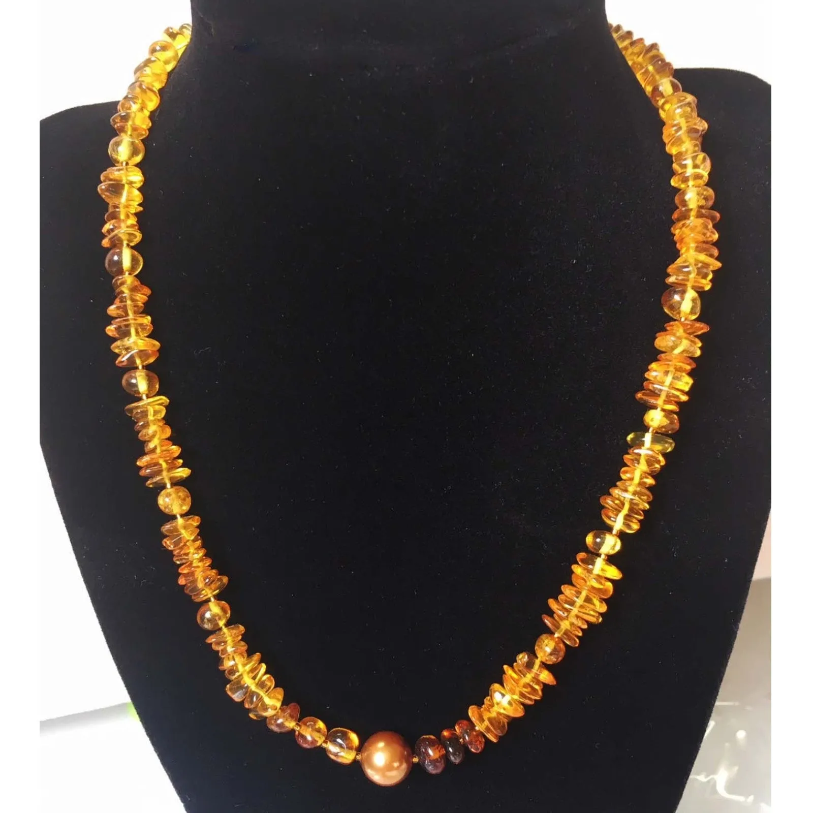 Amber Dextrously Yours in Spring Necklace