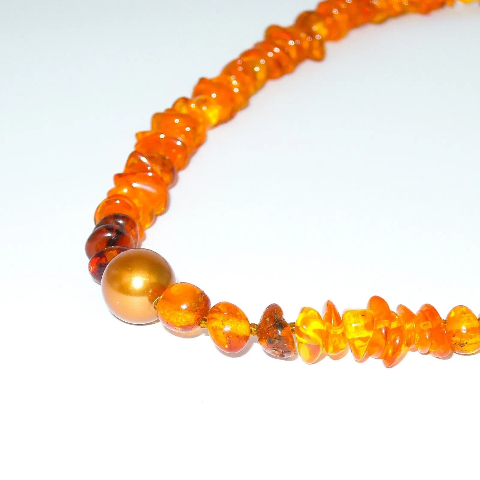 Amber Dextrously Yours in Spring Necklace