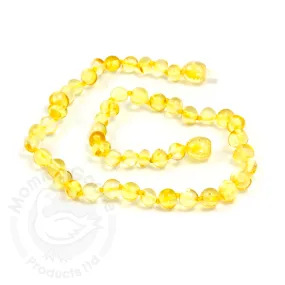 Amber Goose Amber Necklace - Baroque Lemon