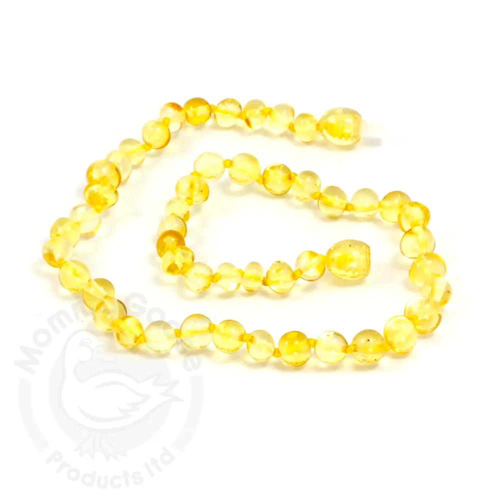 Amber Goose Amber Necklace - Baroque Lemon