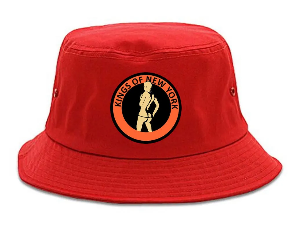 Amber Twerk Kings Of New York Logo Bucket Hat