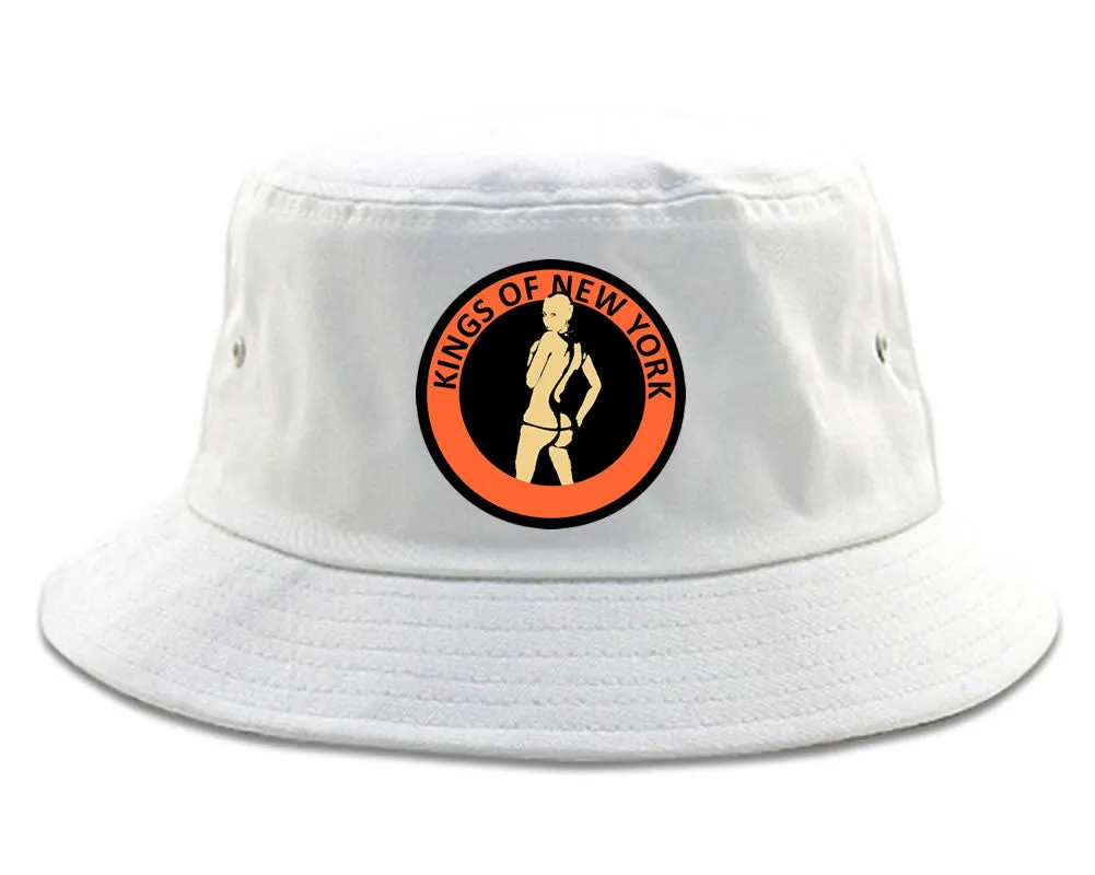 Amber Twerk Kings Of New York Logo Bucket Hat