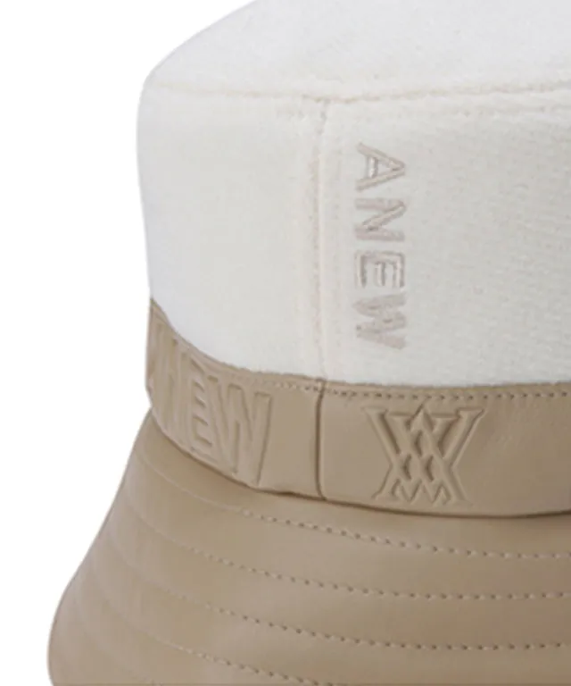 ANEW Mixed Wool Bucket Hat - Ivory