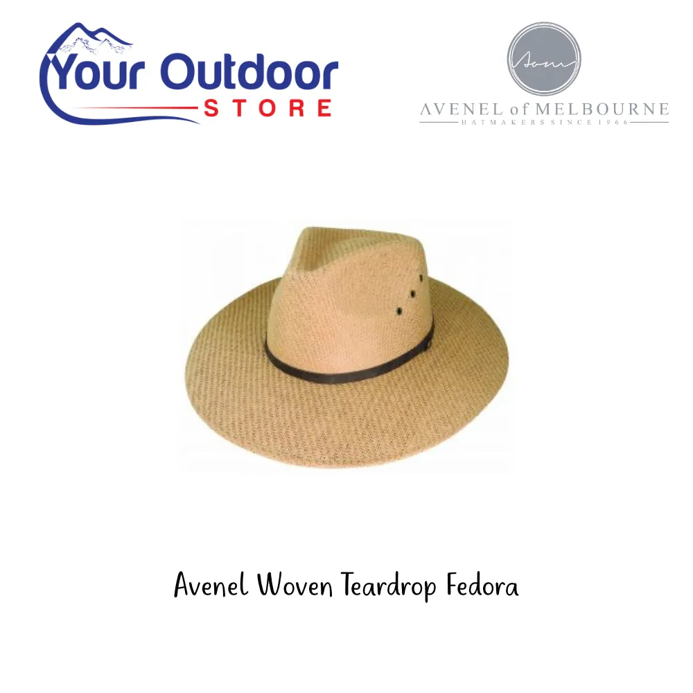 Avenel Woven Teardrop Fedora