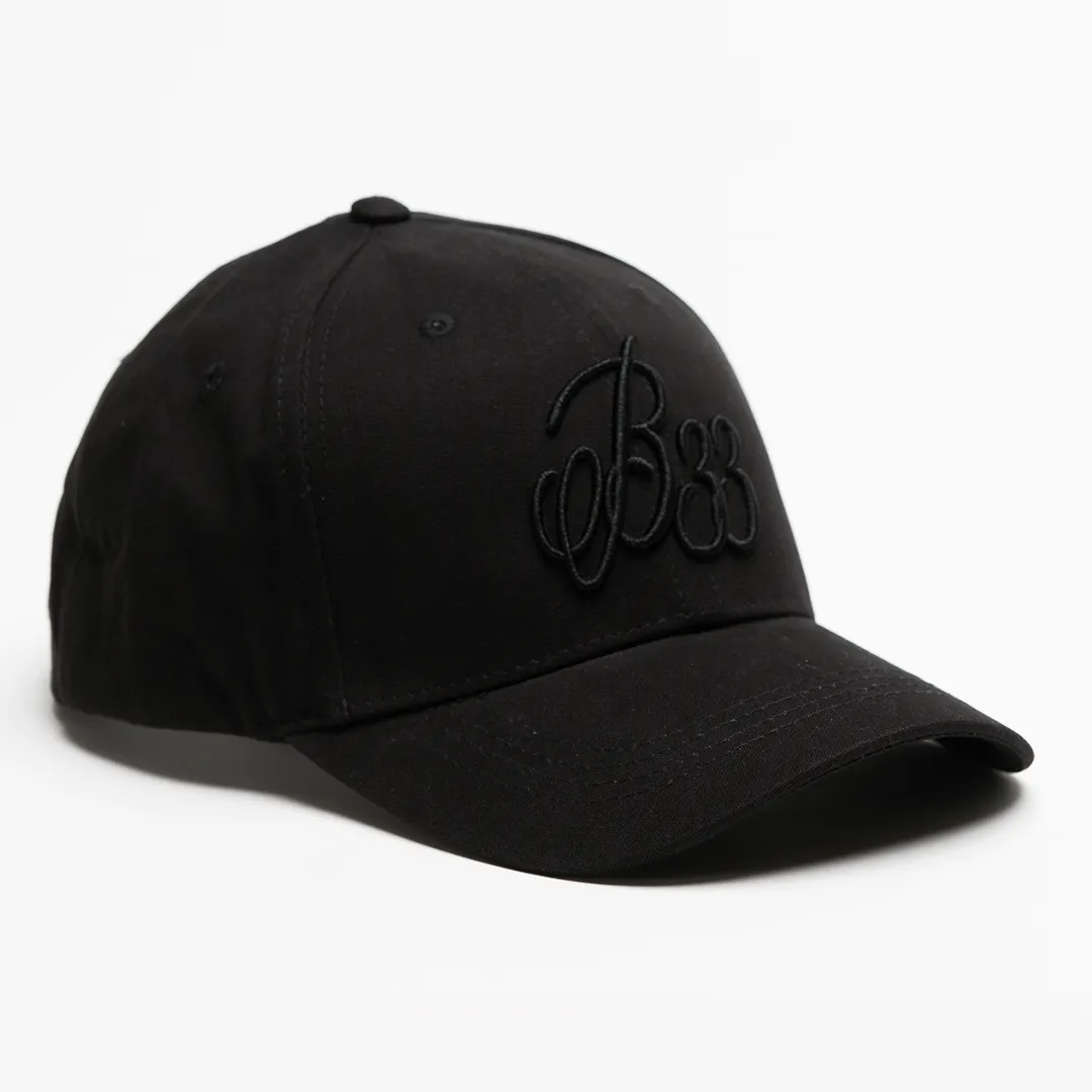 B33 Cap - Black/Black