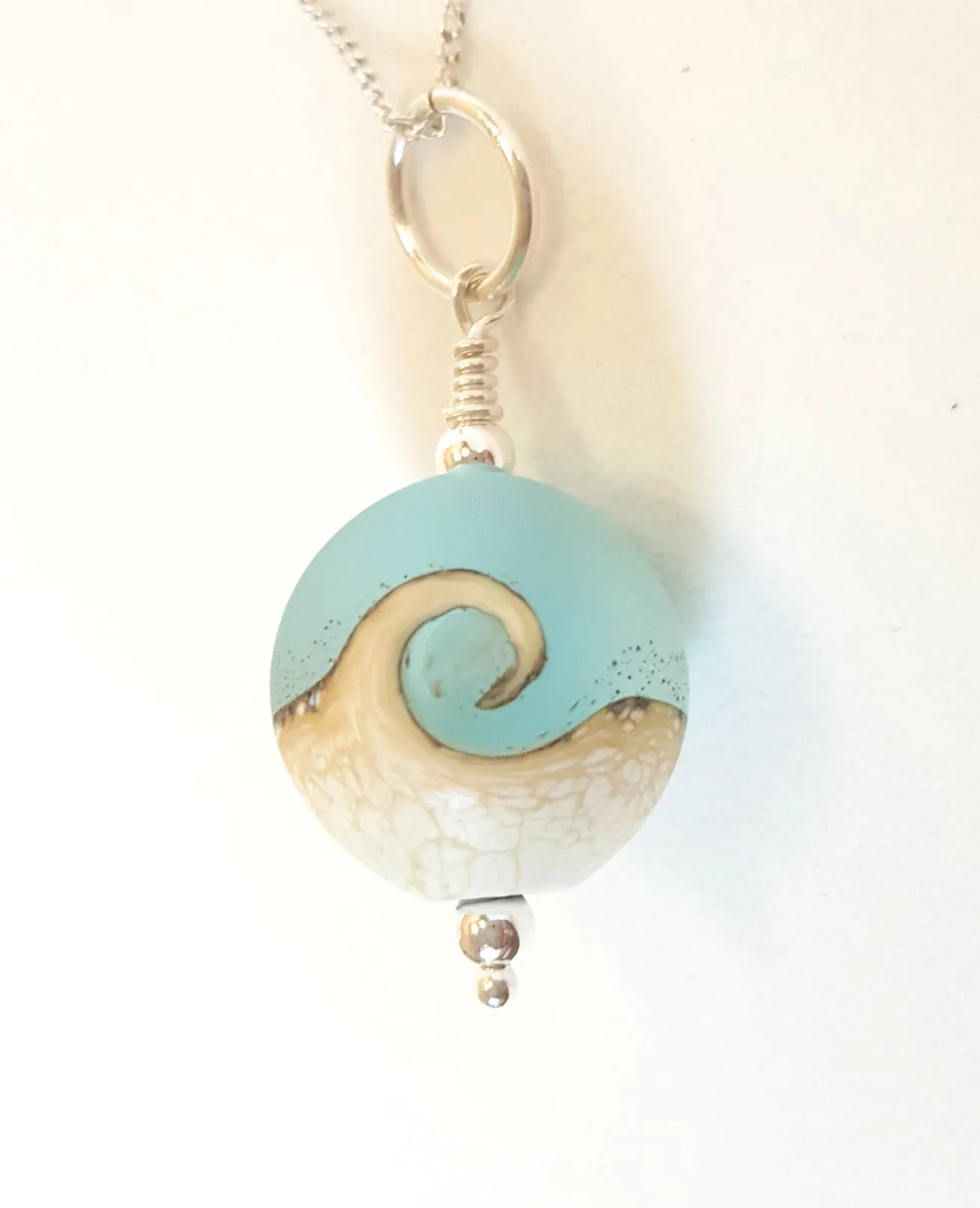 Beach Jewelry Artisan Bead Necklace Beachy