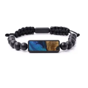 Bead Wood Resin Bracelet - Jason (Light Blue, 578821)