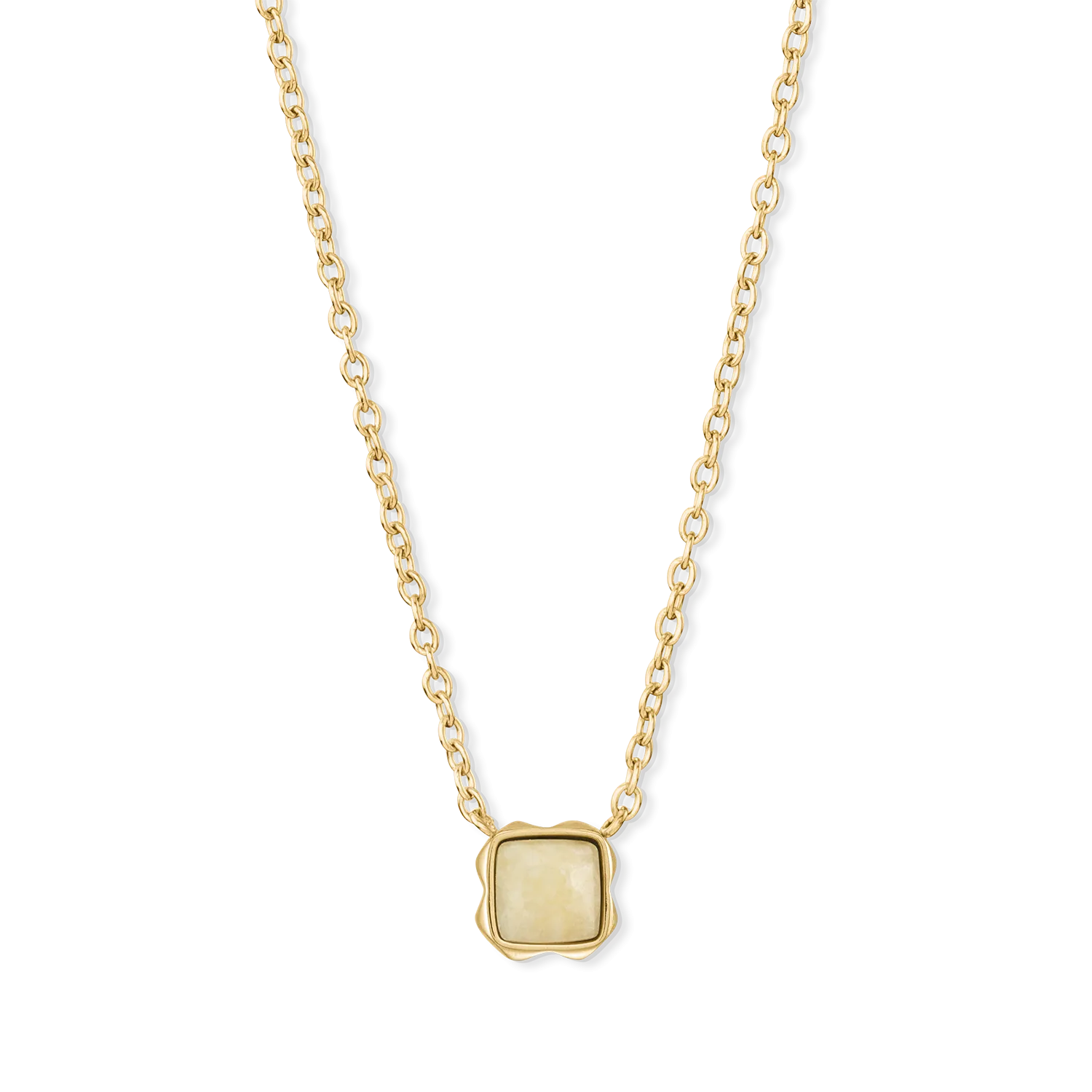 Birthstone November Necklace Citrine Gold