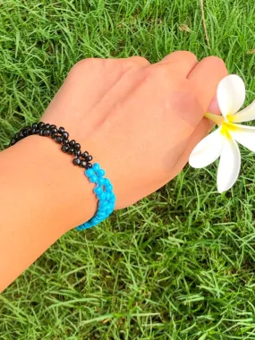 Blue Beaded Bracelet