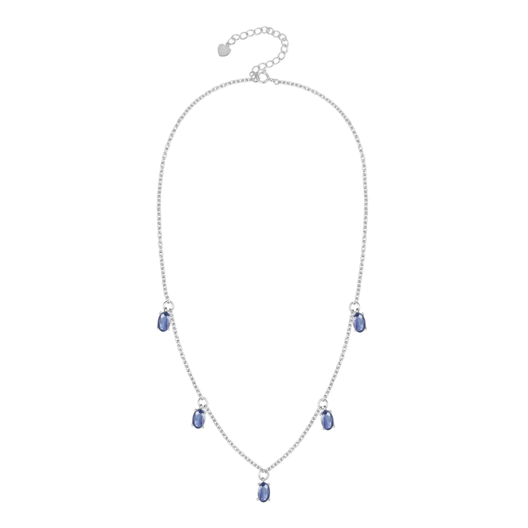 Blue Sapphire Layering Necklace