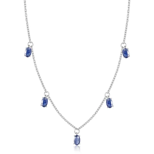 Blue Sapphire Layering Necklace