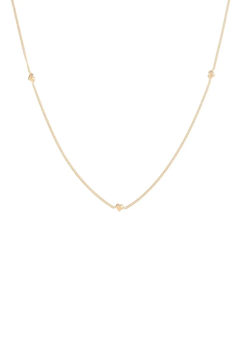 Brave, Loved & Kind Necklace - Gold