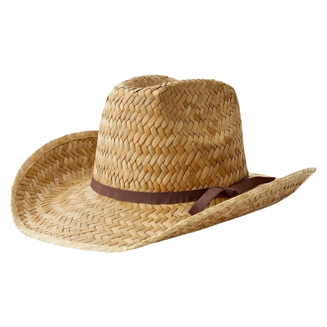 Brixton Houston Straw Cowboy Hat - Natural