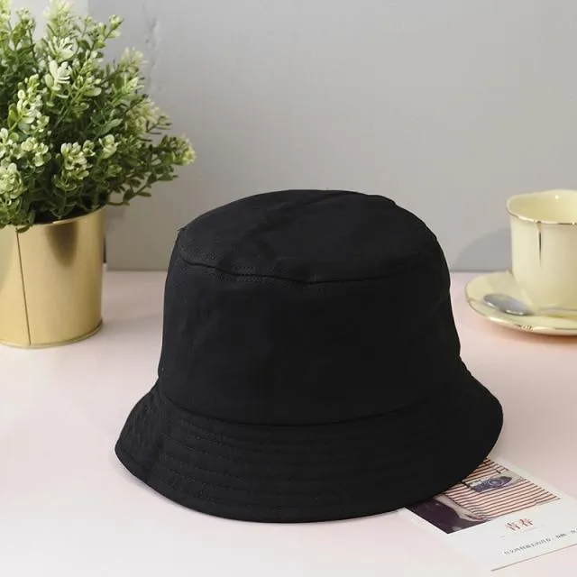 Bucket Hat Fisherman Hat Outdoor Women Cap Lady Beach Sun Caps