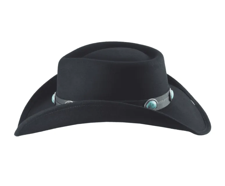 Bullhide Klamath Black Premium Wool Fashion Cowgirl Hat 0865BL