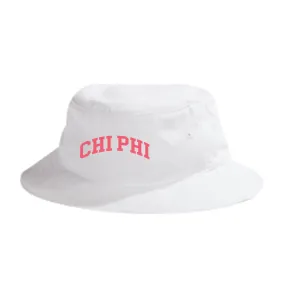 Chi Phi Beach Day White bucket hat