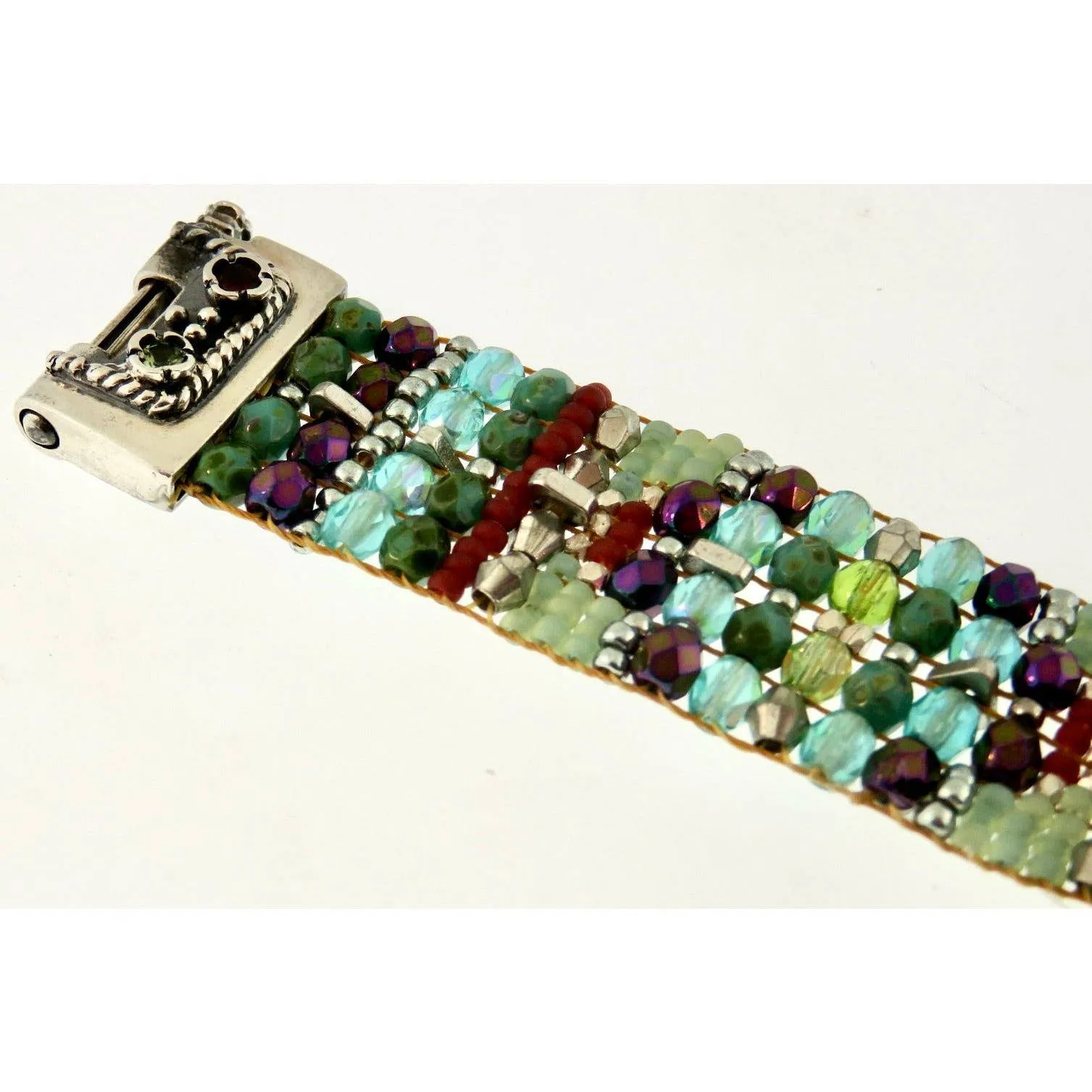 Chili Rose  Cowgirl  Green Envy Bracelet