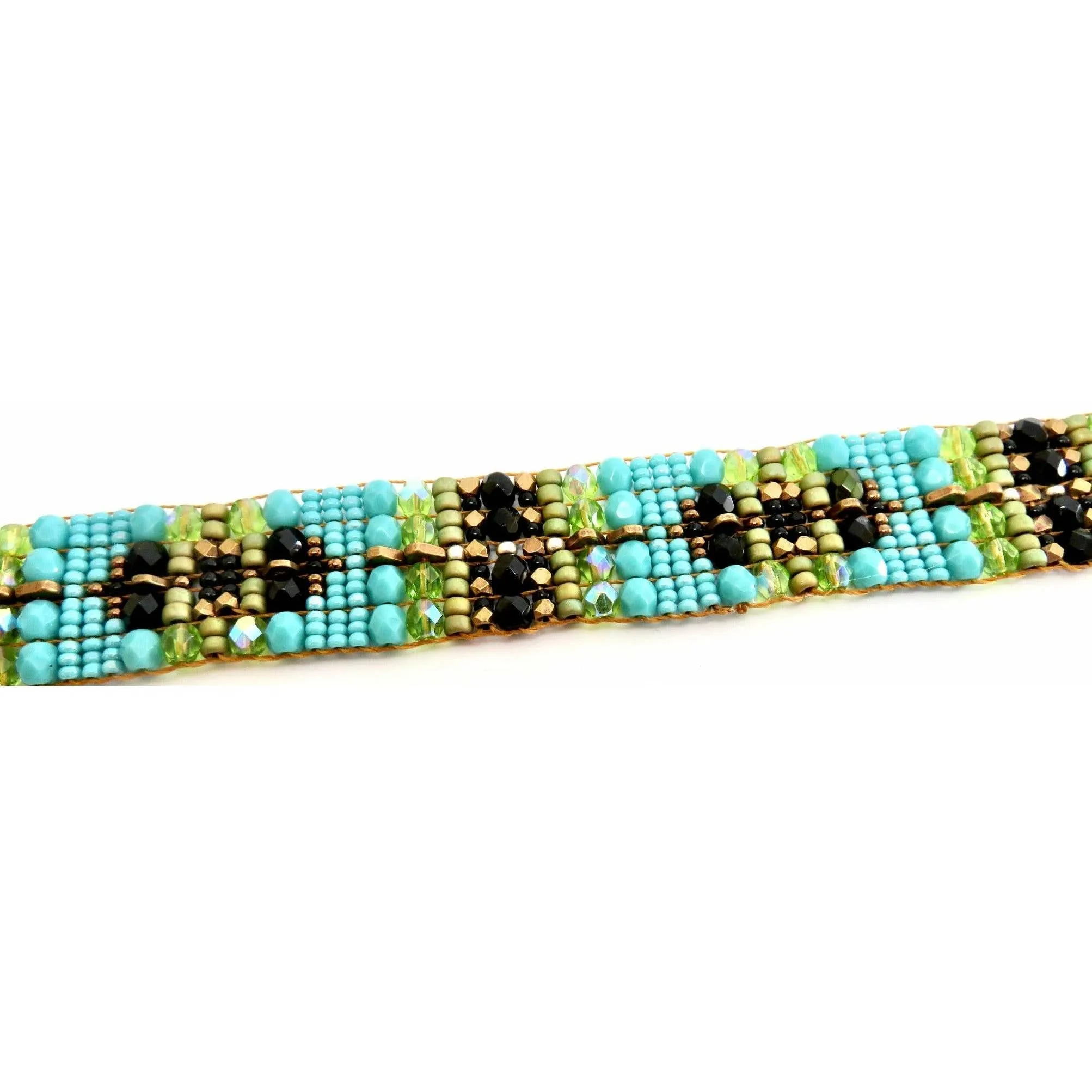 CHILI ROSE  "Green Valley " Cowboy Bracelet