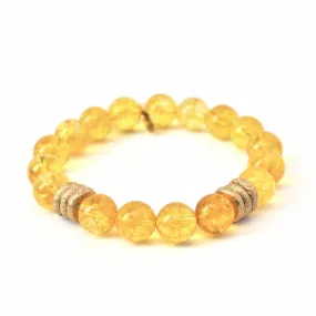 Citrine Bracelet | Honey   Gold Rings Crystal Bracelet