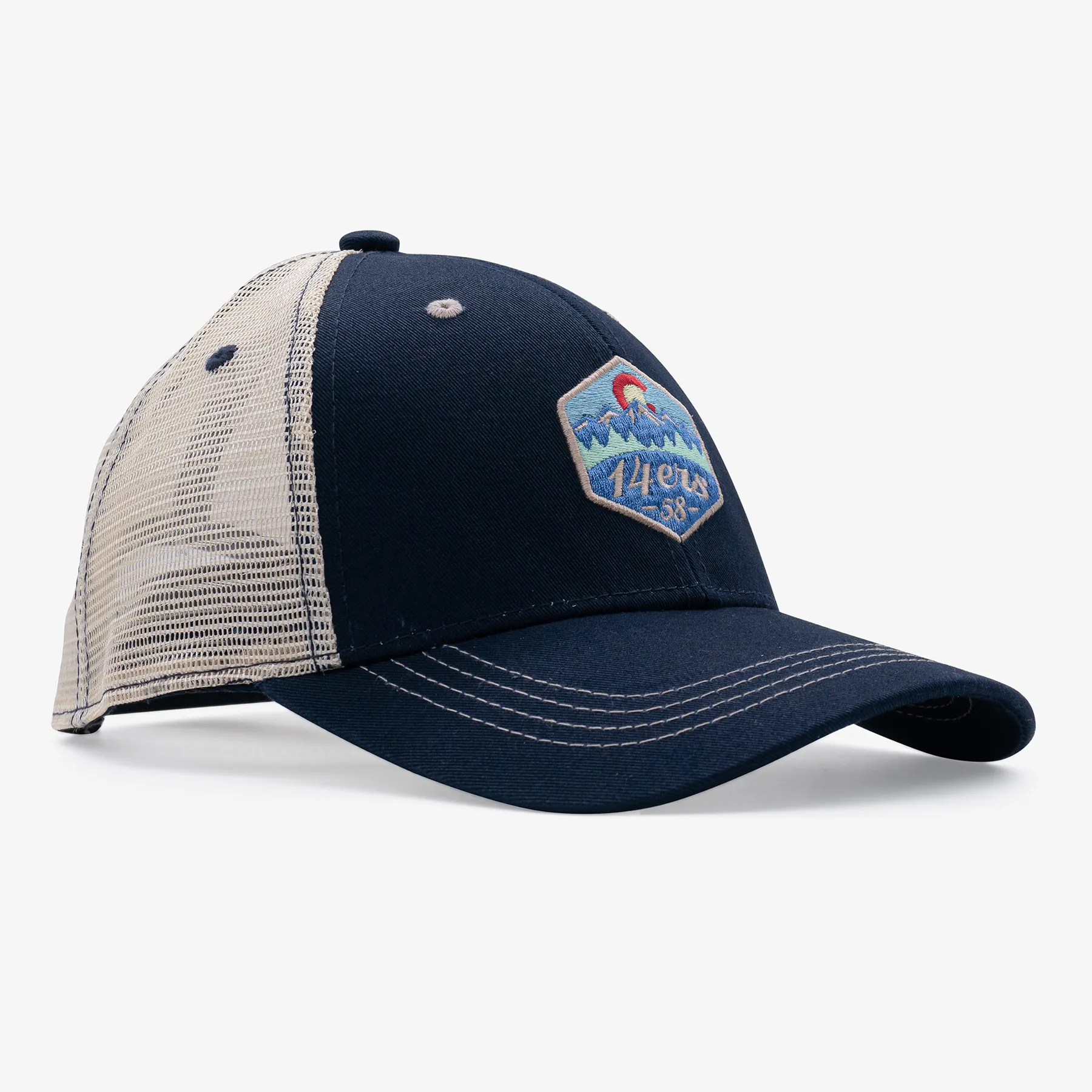 Colorado 14er Curved Trucker Hat