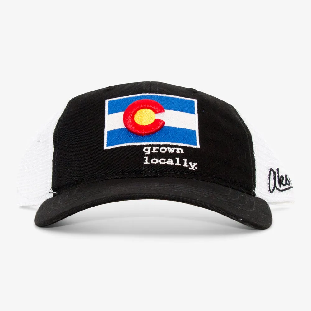 Colorado Grown Locally Curved Trucker Hat