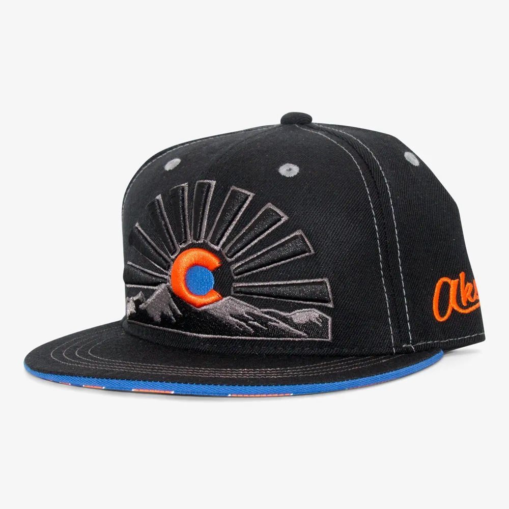 Colorado Sunset Views Flatbill Snapback Hat