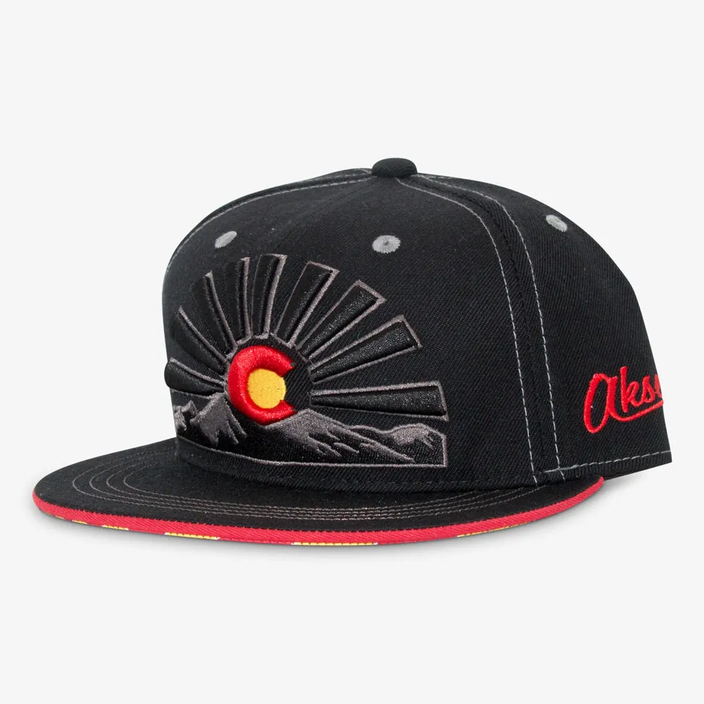 Colorado Sunset Views Flatbill Snapback Hat