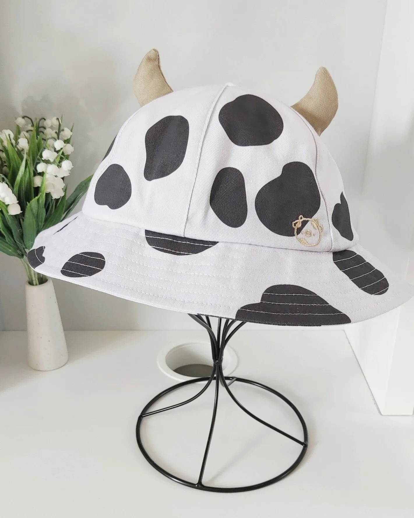 Cow bucket hat