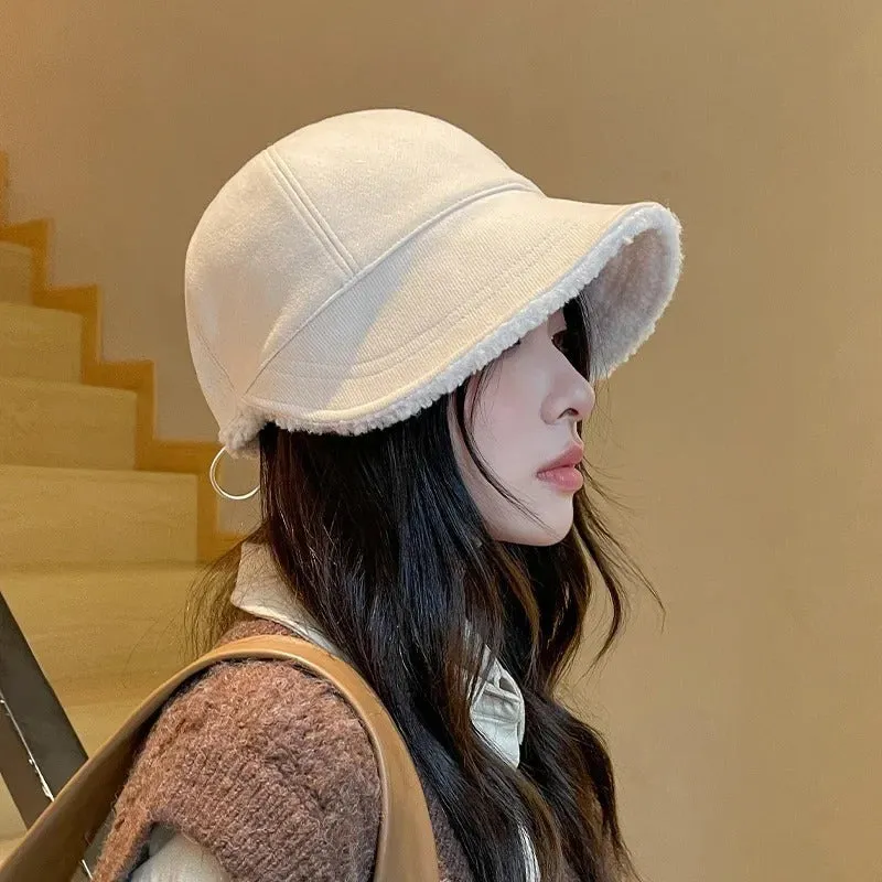 Cozy Women's Plush Winter Bucket Hat for Ultimate Warmth