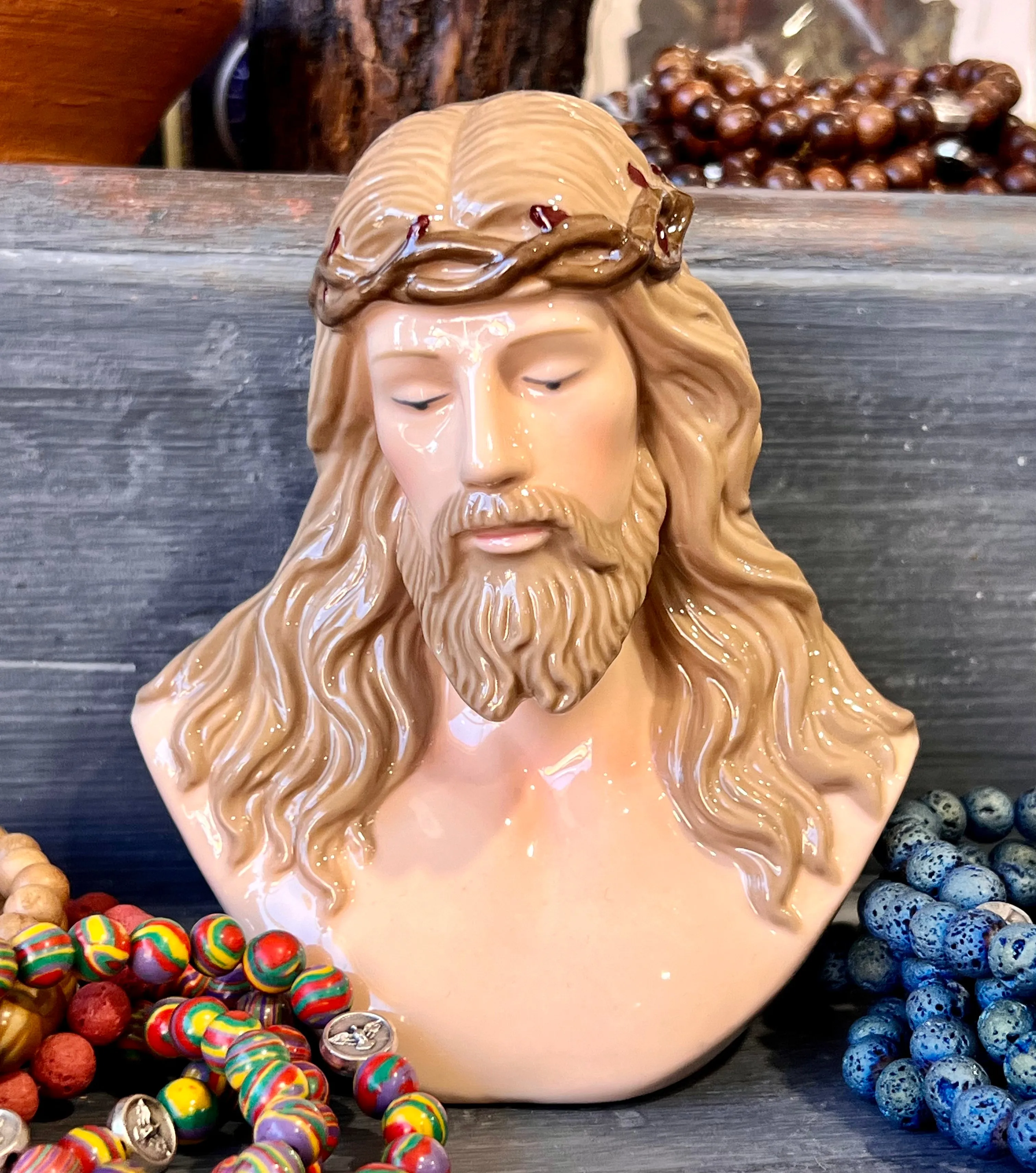 Crown of Thorns Jesus Bust