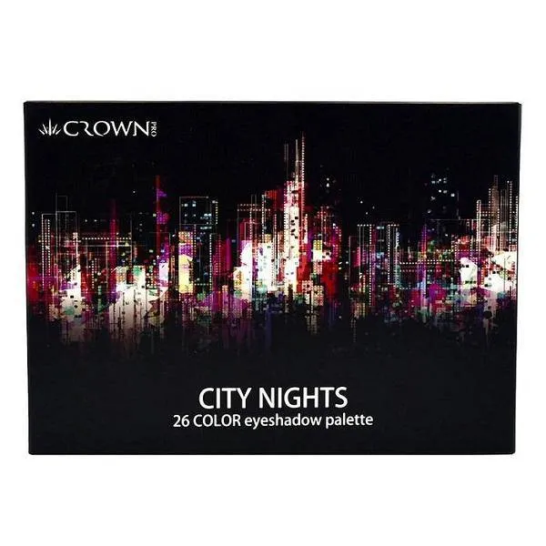 Crown Pro 26 Color City Nights Eyeshadow Palette