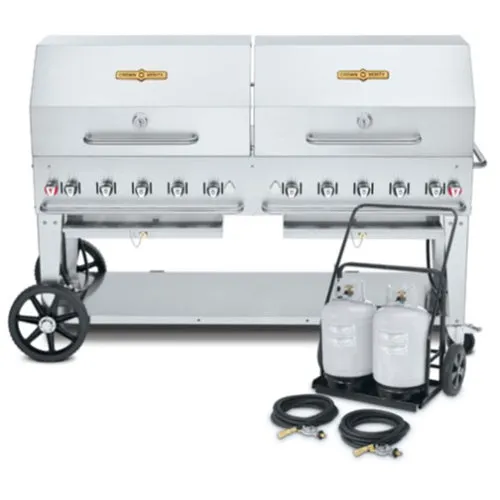 Crown Verity CV-MCC-72RDP Mobile Grill 70"