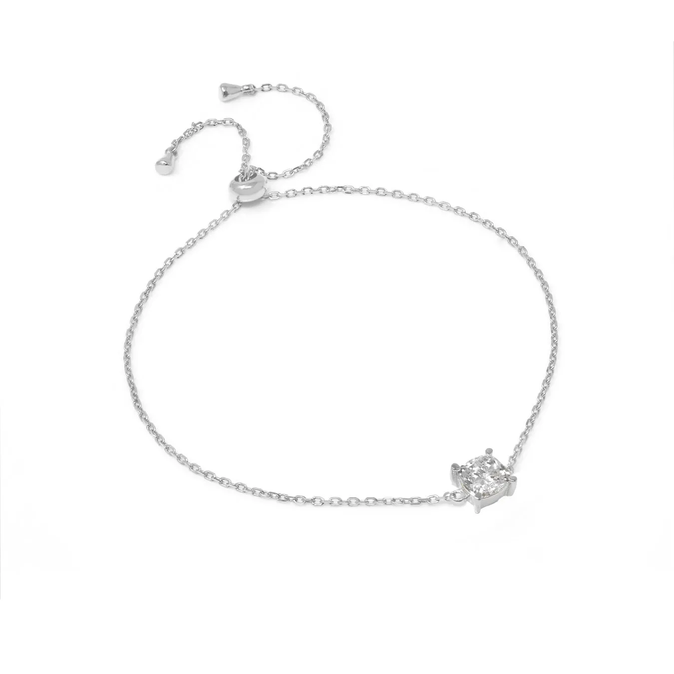 Cushion Silver Bracelet