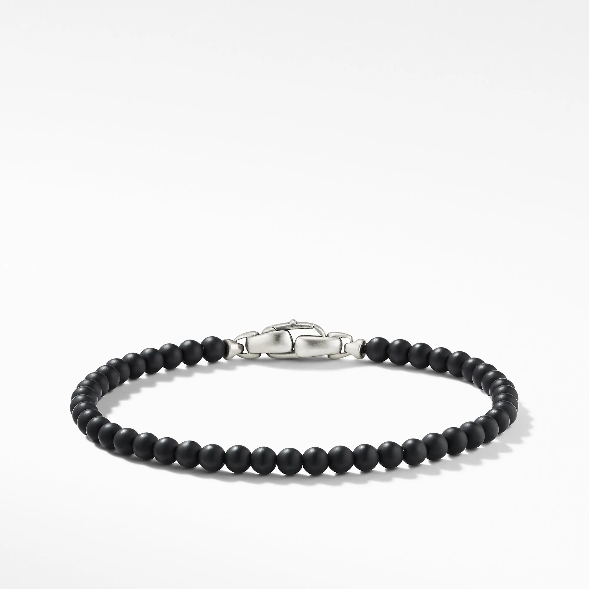 David Yurman Gents Spiritual Beads Bracelet with Black Onyx 4MM