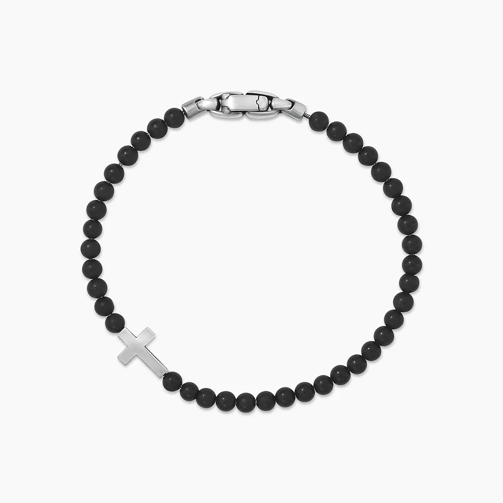 David Yurman Spiritual Beads Cross Station Bracelet