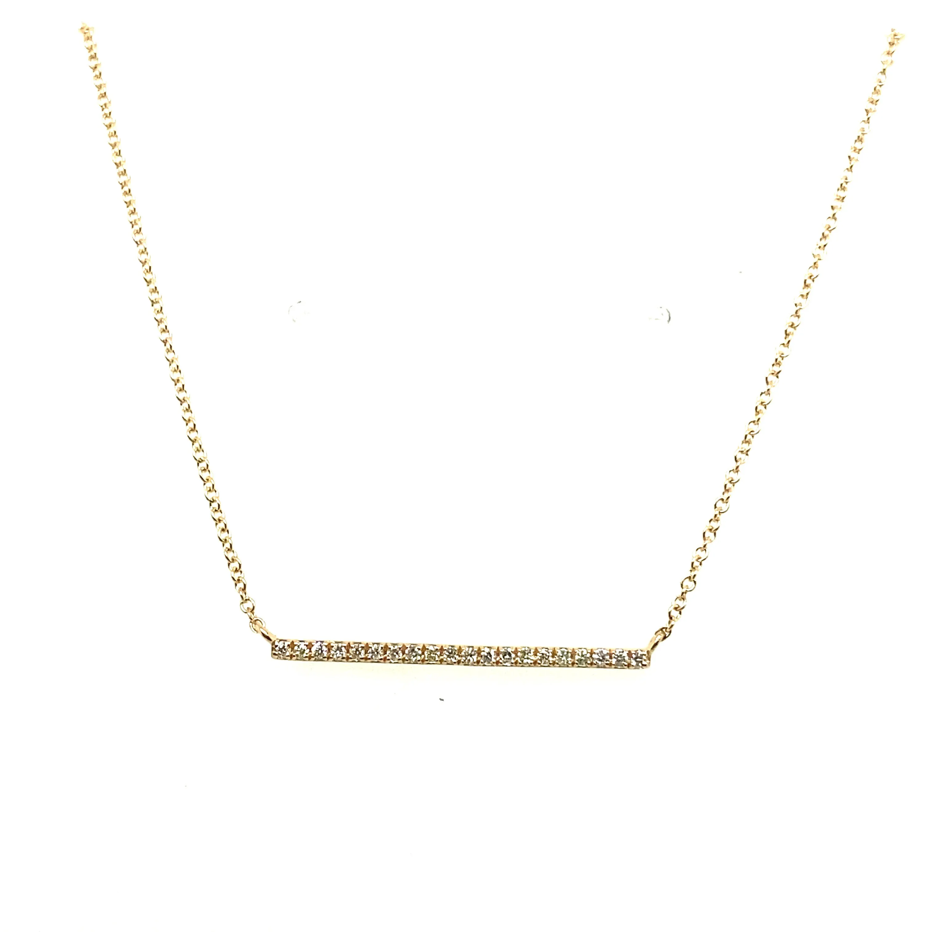 Diamond Bar Necklace