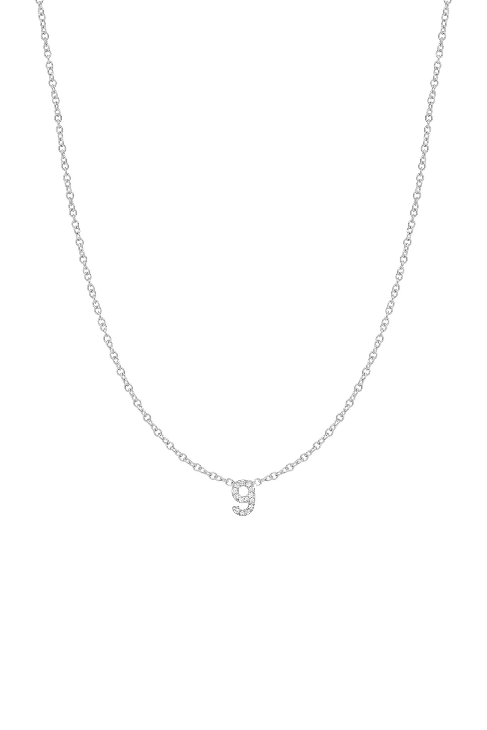 Diamond Number Necklace