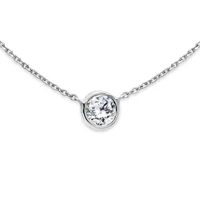 Diamond Solitaire Necklace